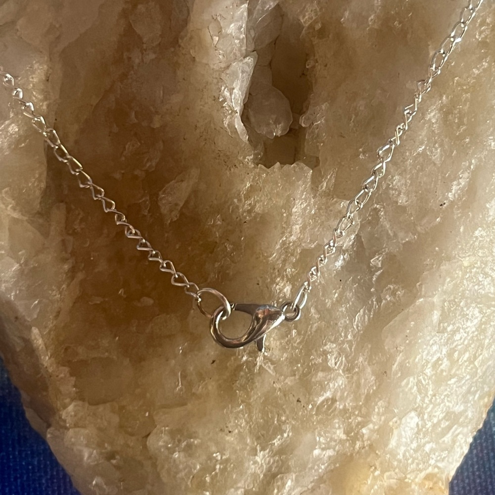 Sterling Silver Libra Zodiac Scales Boho Pendant On 19in Chain Necklace -New - Picture 2 of 7
